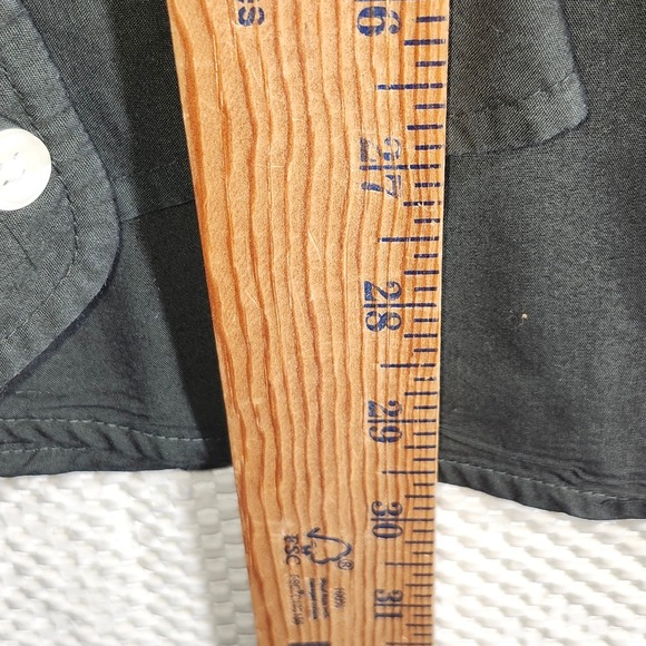 Corridor New York Men's Black Button Down Long Sleeve Shirt Size XL Cotton - Picture 4 of 10